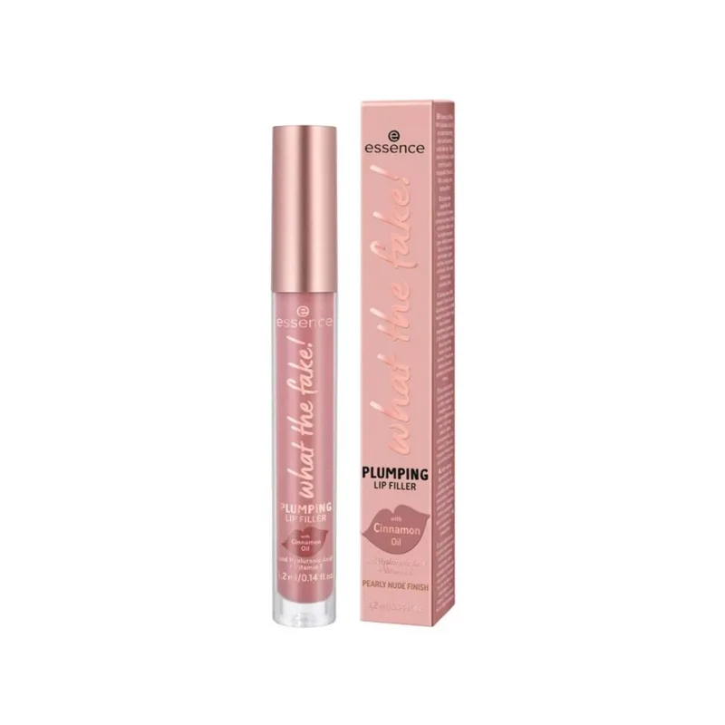 Gloss Essence Plumping Lip Gloss What The Fake! - 02 Oh My Nude!