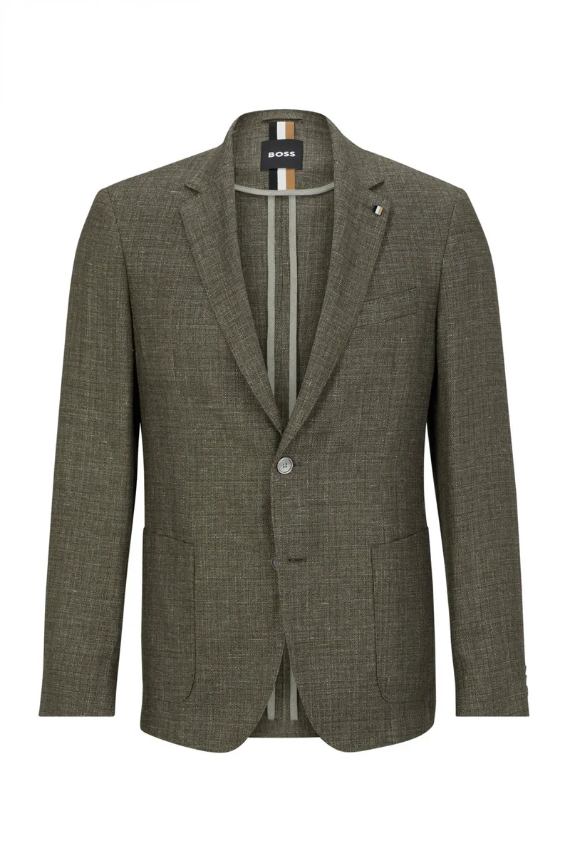 BOSS ΣΑΚΑΚΙ ΛΙΝΟ ΑΦΟΔΡΟ SLIM FIT C-HANRY-232 ΧΑΚΙ