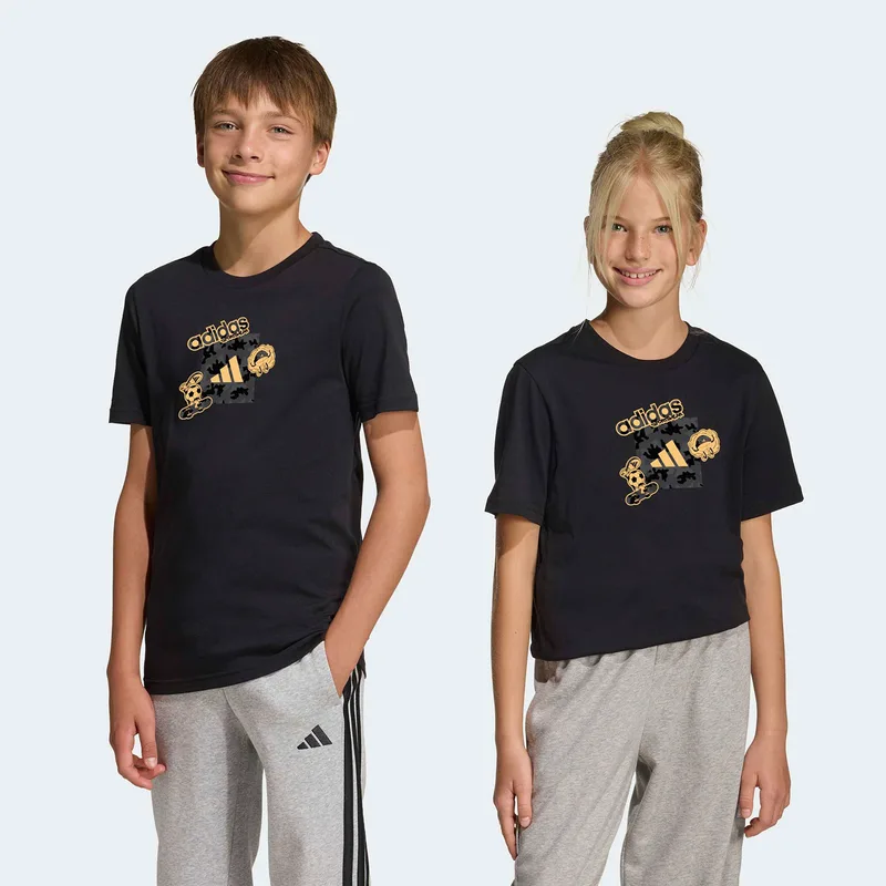 ADIDAS KIDS CAMO GRAPHIC T-SHIRT ΜΑΥΡΟ