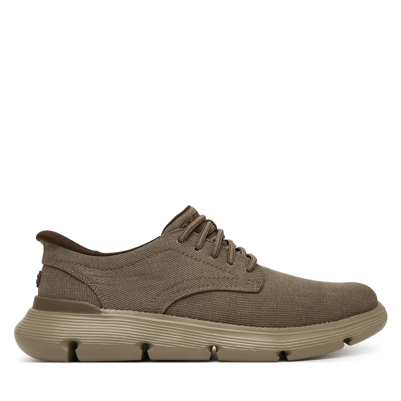 Κλειστά παπούτσια Skechers Slip-Ins: Garza - Clive 205352/DKTP Καφέ
