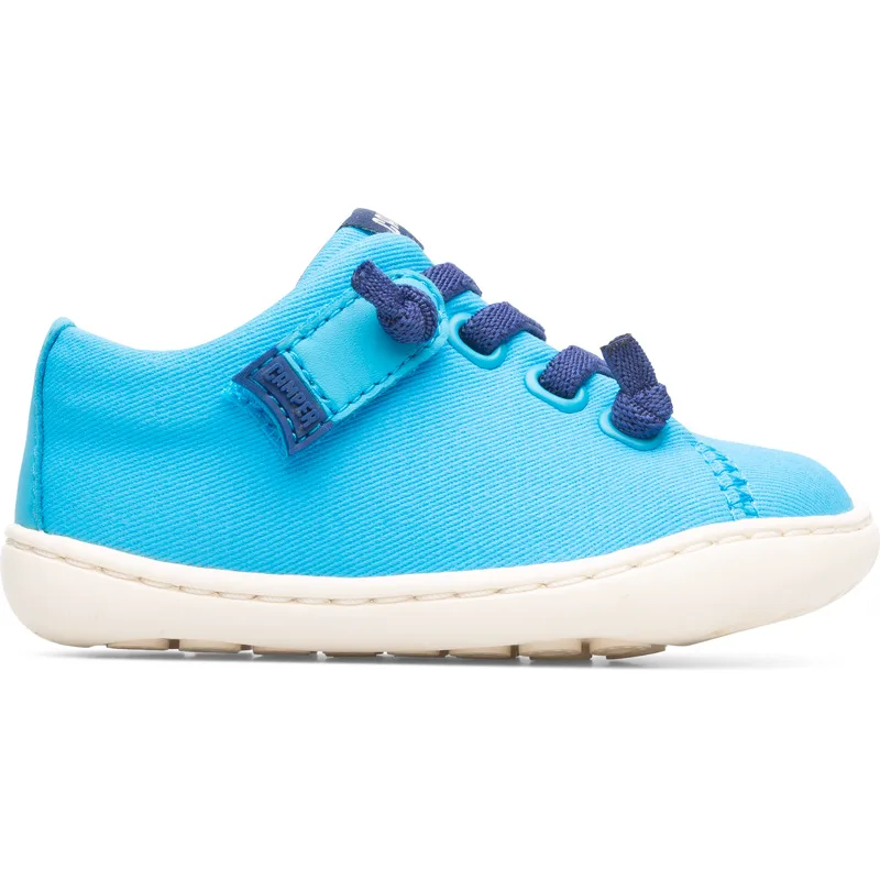 CAMPER Peu - Smart casual παπουτσια Για Firstwalkers - Μπλε, Μέγεθος 20, Cotton fabric/Smooth leather