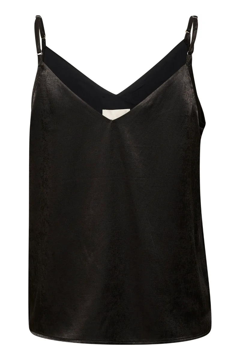 ΓΥΝΑΙΚΕΙΑ ΜΠΛΟΎΖΑ ESTELLE MW STRAP TOP ΜΑΥΡΟ