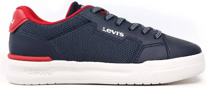 SNEAKER LEVI'S S DUTTON NAVY RED ΜΠΛΕ ΣΚΟΥΡΟ (34)