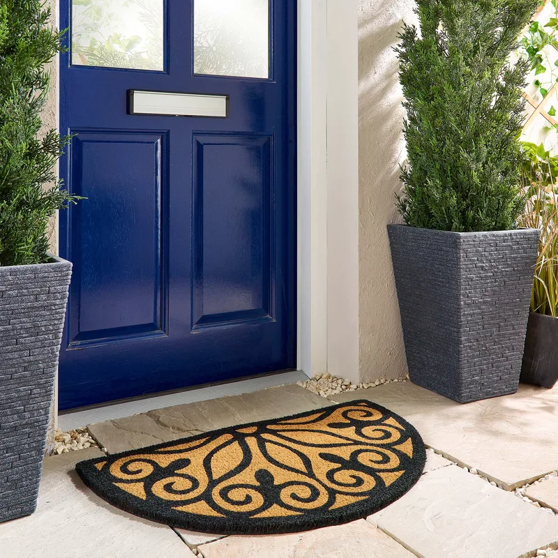 Scroll Coir Doormat