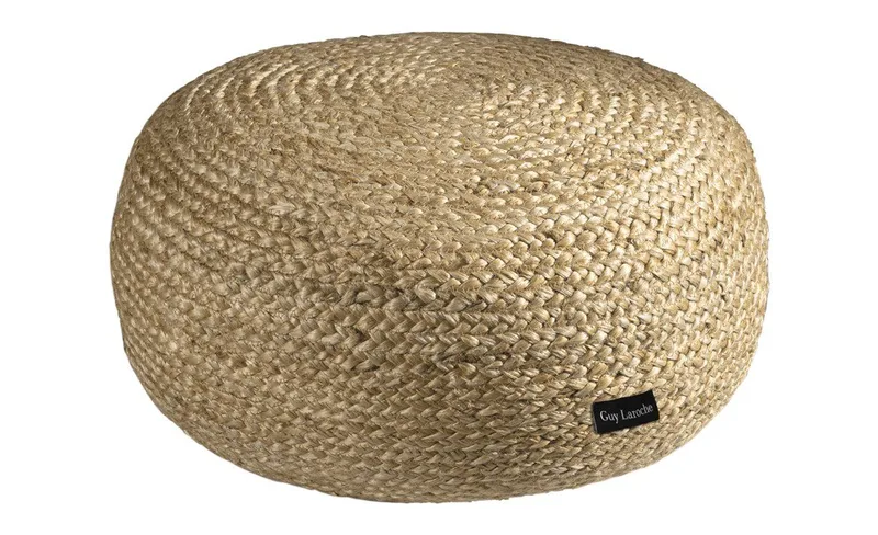Πούφ Guy Laroche Ottoman Natural 65X65X30