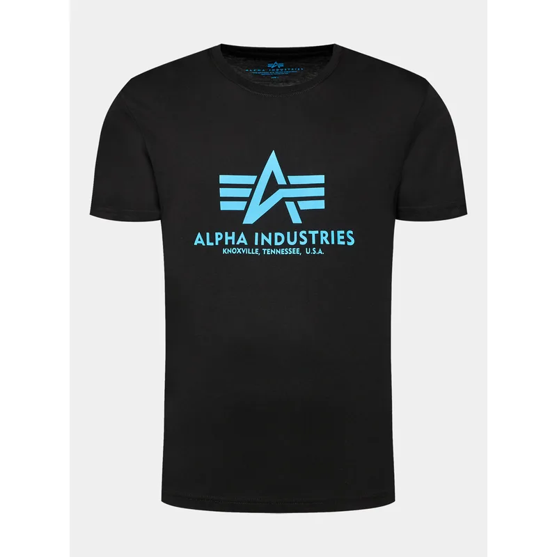 Alpha Industries T-Shirt Basic 100501 Μαύρο Regular Fit