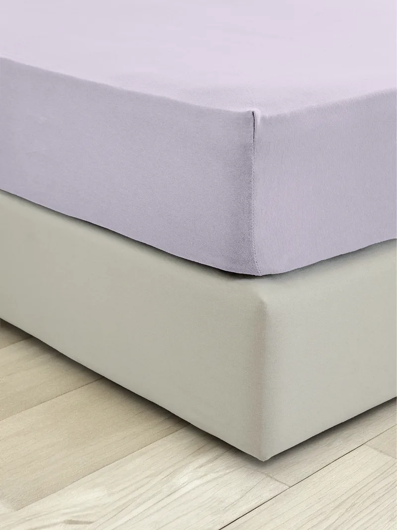 Σεντόνι King Size Jersey με Λάστιχο Nima Tender Amethyst 180x200+40