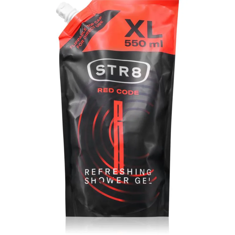 STR8 Red Code τζελ για ντους για άντρες 550 ml
