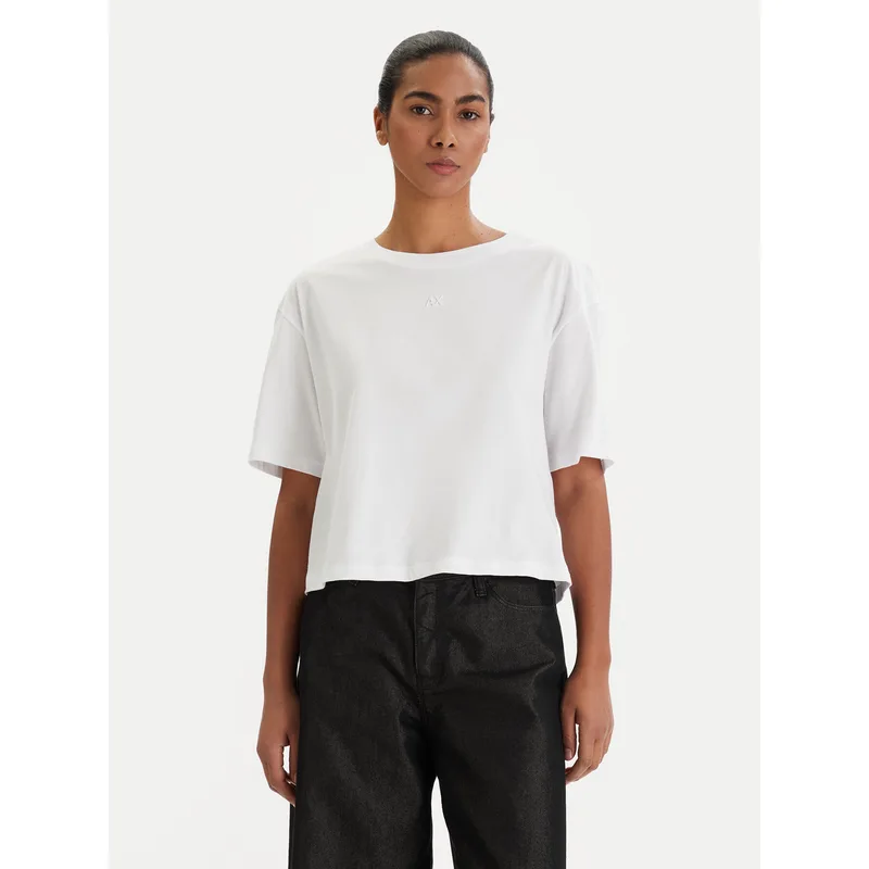 Armani Exchange T-Shirt XW001836 AF10356 U0002 Λευκό Regular Fit