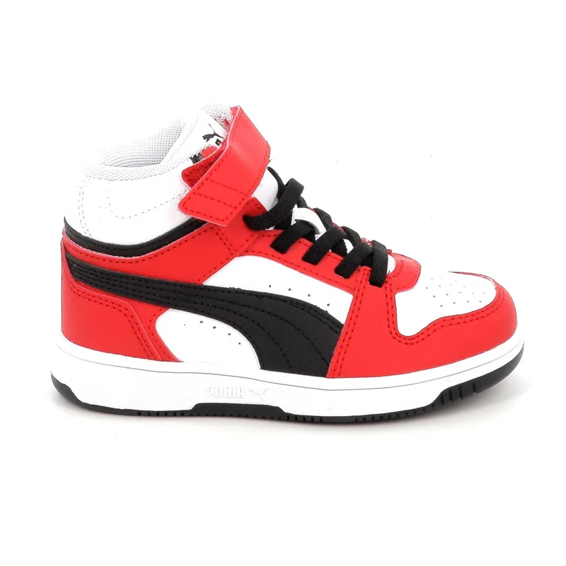 Παιδικό Αθλητικό Μποτάκι για Αγόρι Puma Rebound V6 Mid AC+ Χρώματος Πολύχρωμο 408801-04