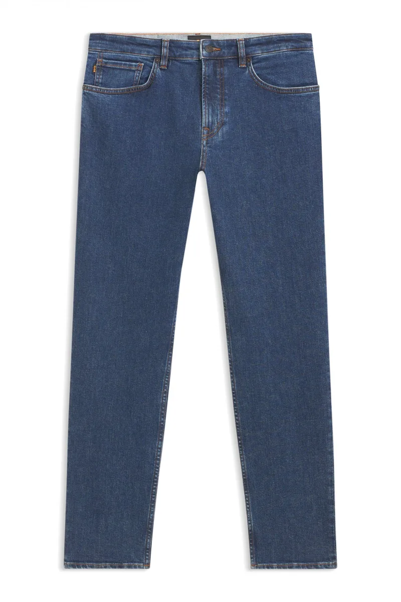 BOSS CASUAL ΠΑΝΤΕΛΟΝΙ JEANS RE MAINE BO FIRST REGULAR FIT ΜΠΛΕ