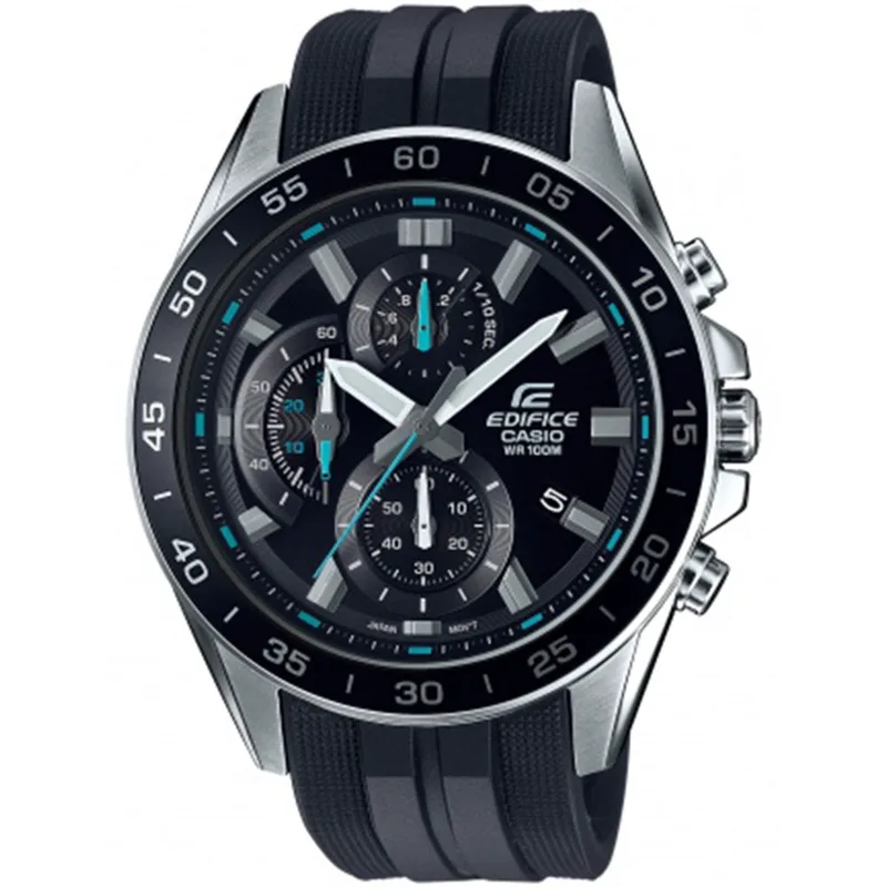 CASIO Edifice Black Rubber Strap EFV-550P-1AVUEF