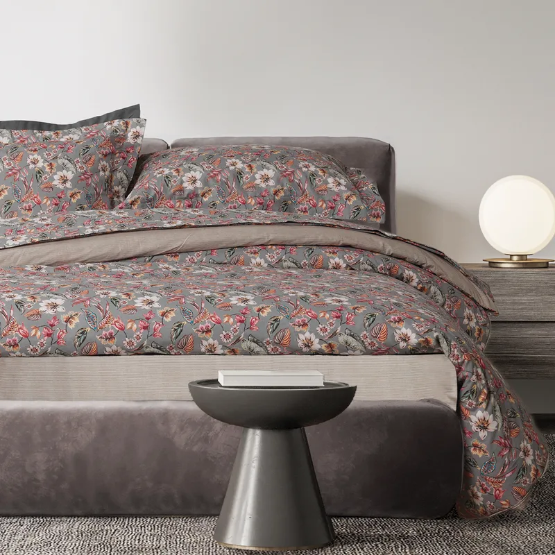 Σετ Σεντόνια Βαμβακερά King 260x280εκ. Daily 3176 Grey-Ροζ Das Home (Ύφασμα: Βαμβάκι 100%, Τύπος κατωσέντονου: Χωρίς Λάστιχο, Χρώμα: Ροζ, Μέγεθος: King Size) - Das Home - 502109303176