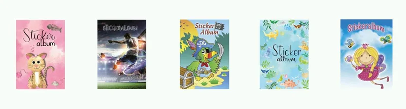 Άλμπουμ για αυτοκόλλητα - Sticker Album A5 Z-Design (5 σχέδια)