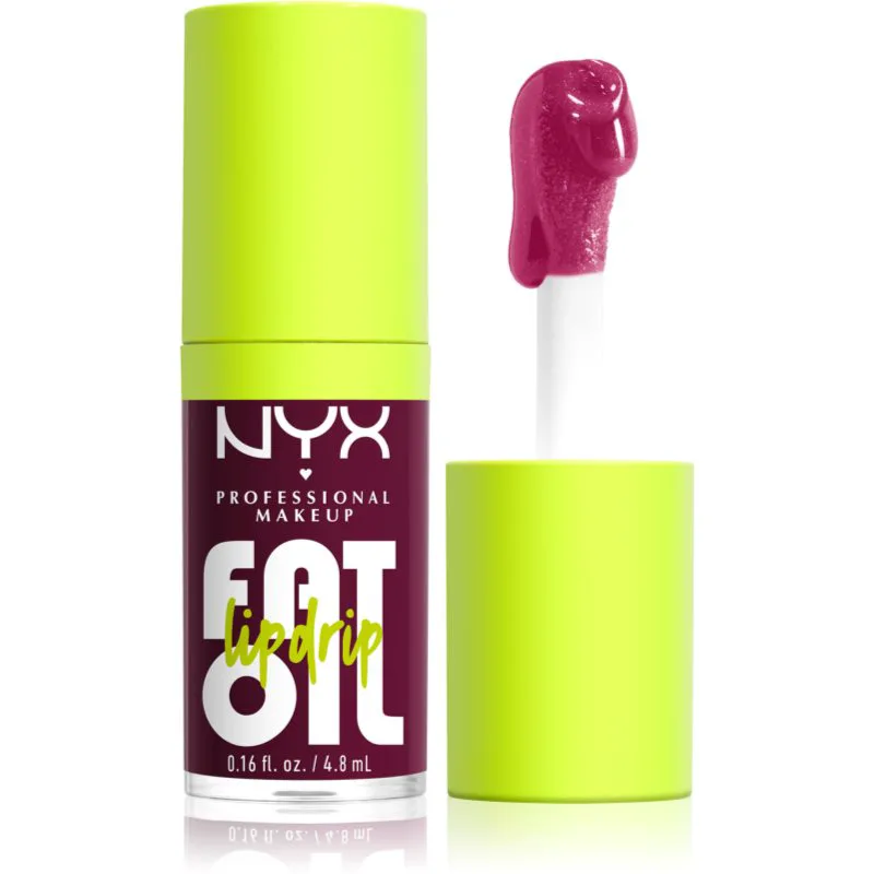 NYX Professional Makeup Fat Oil Lip Drip Έλαιο για τα χείλη απόχρωση 04 That's Chic 4,8 ml