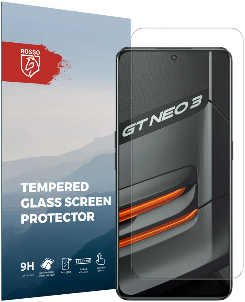 Κόκκινο Tempered Glass - Αντιχαρακτικό Προστατευτικό Γυαλί Οθόνης Realme GT Neo 3 - Clear (8719246358142)