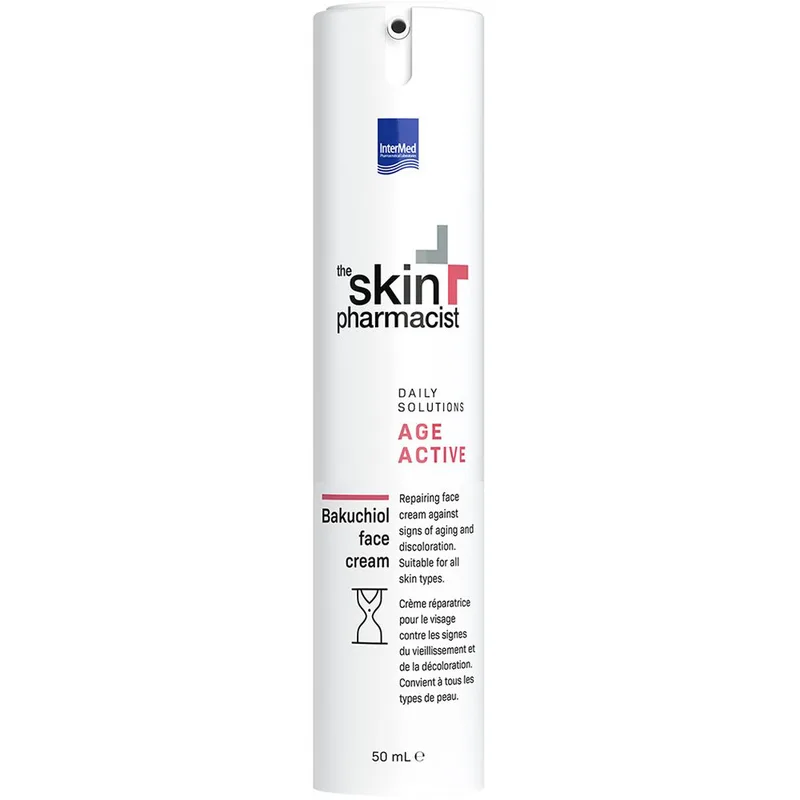 The Skin Pharmacist Age Active Bakuchiol Face Cream Επιδιορθωτική Κρέμα Προσώπου με Βακουχιόλη Κατά των Σημαδιών Γήρανσης & των Δυσχρωμιών 50ml
