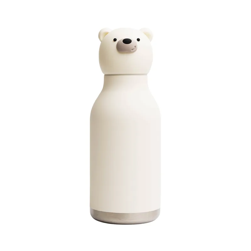 ASOBU Παγούρι Ανοξείδωτο Bestie - White Bear 460 ml