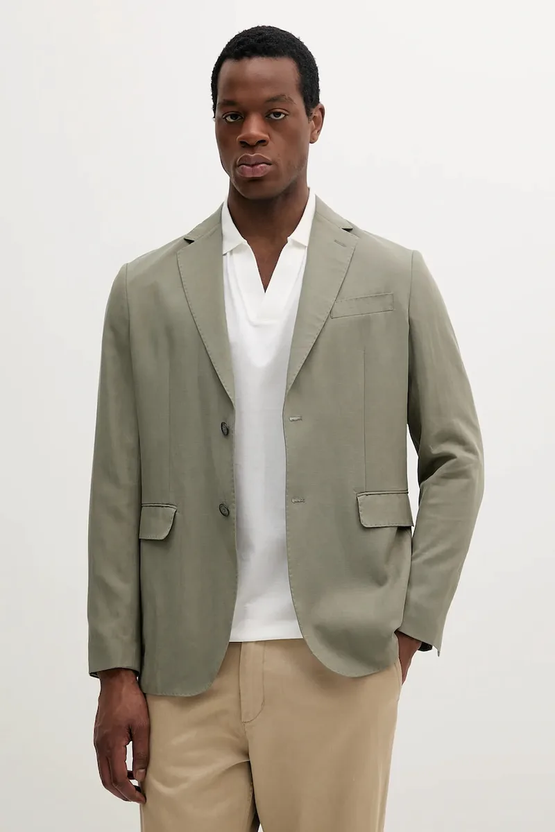 Blazer με μείγμα λινών Marciano by Guess GEORGE