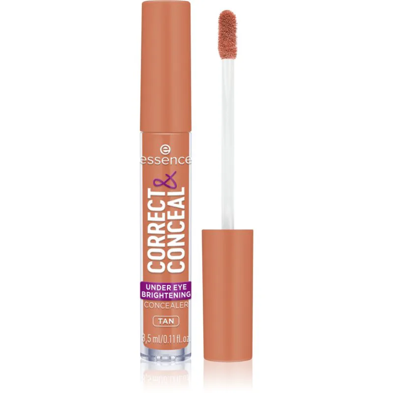 essence CORRECT & CONCEAL λαμπρυντικός διορθωτής για την αντιμετώπιση μαύρων κύκλων κάτω από τα μάτια απόχρωση 30 Tan 3 ml