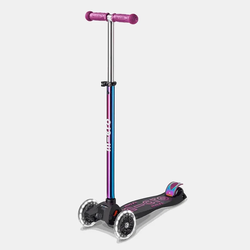 Micro Maxi Deluxe Foldable LED Neochrome Παιδικό Πατίνι (9000278143_3149)