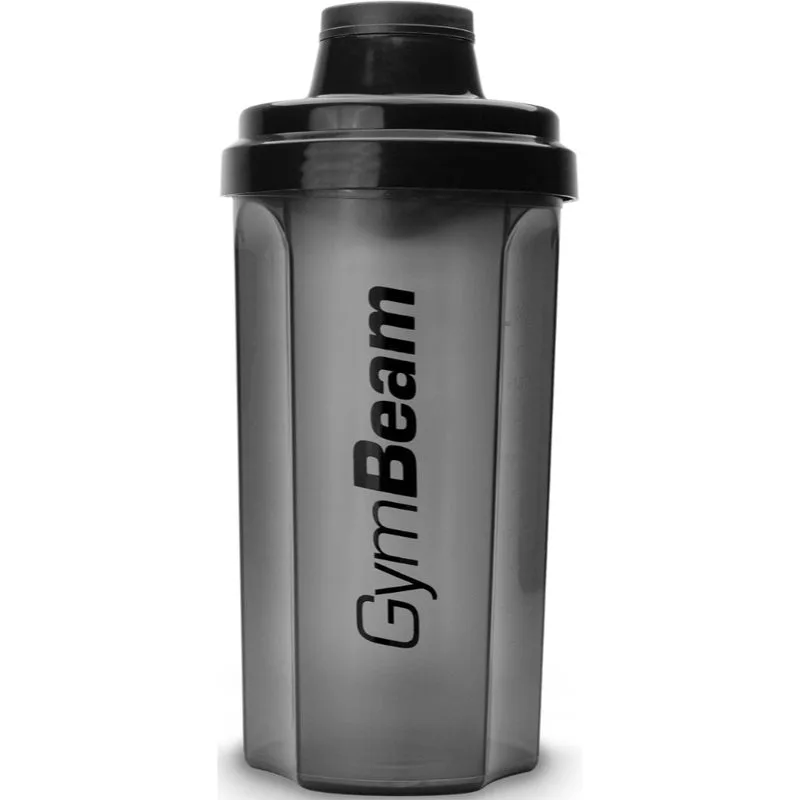 GymBeam Shaker 700 αθλητικό σέικερ χρώμα Transparent Black 700 μλ