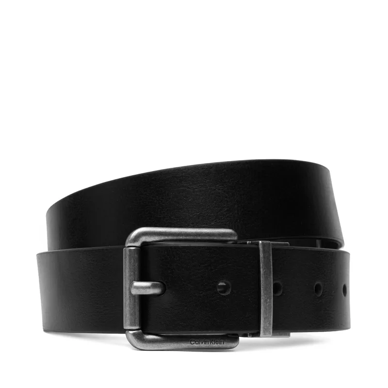 Ζώνη Calvin Klein Casual Roller Buckle 35Mm Adj/Re LV04D7103G Μαύρο