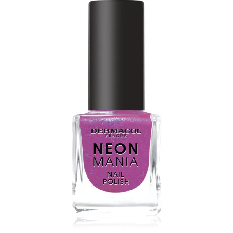Dermacol Neon Mania βερνίκι νυχιών απόχρωση 3 Purple Pulse 5 ml