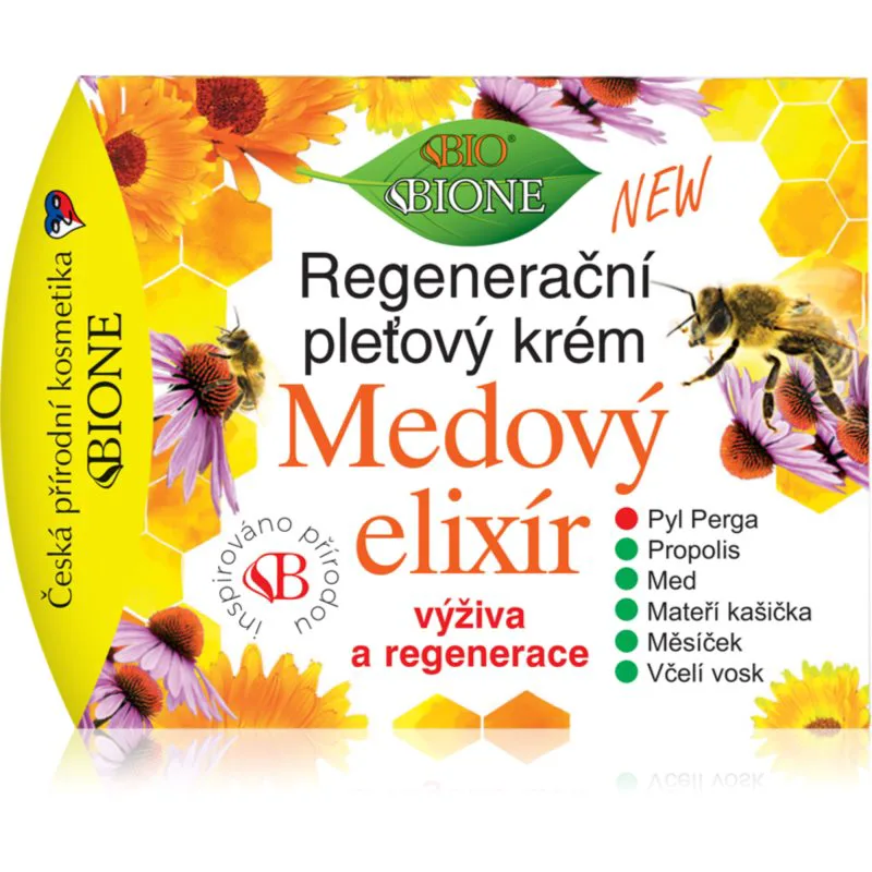 Bione Cosmetics Honey Elixir αναγεννητική κρέμα προσώπου 51 ml