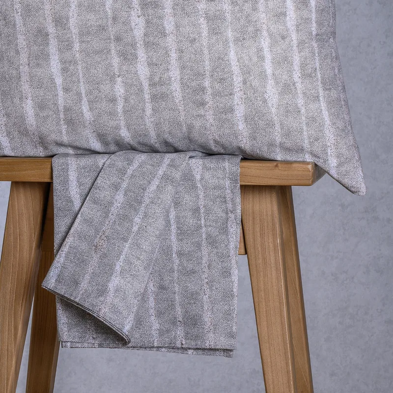 Σεντόνια Μονό (Σετ 2 Τμχ) 100X200+32 Melinen Casual Kai Grey Με Λάστιχο (100x200+32)