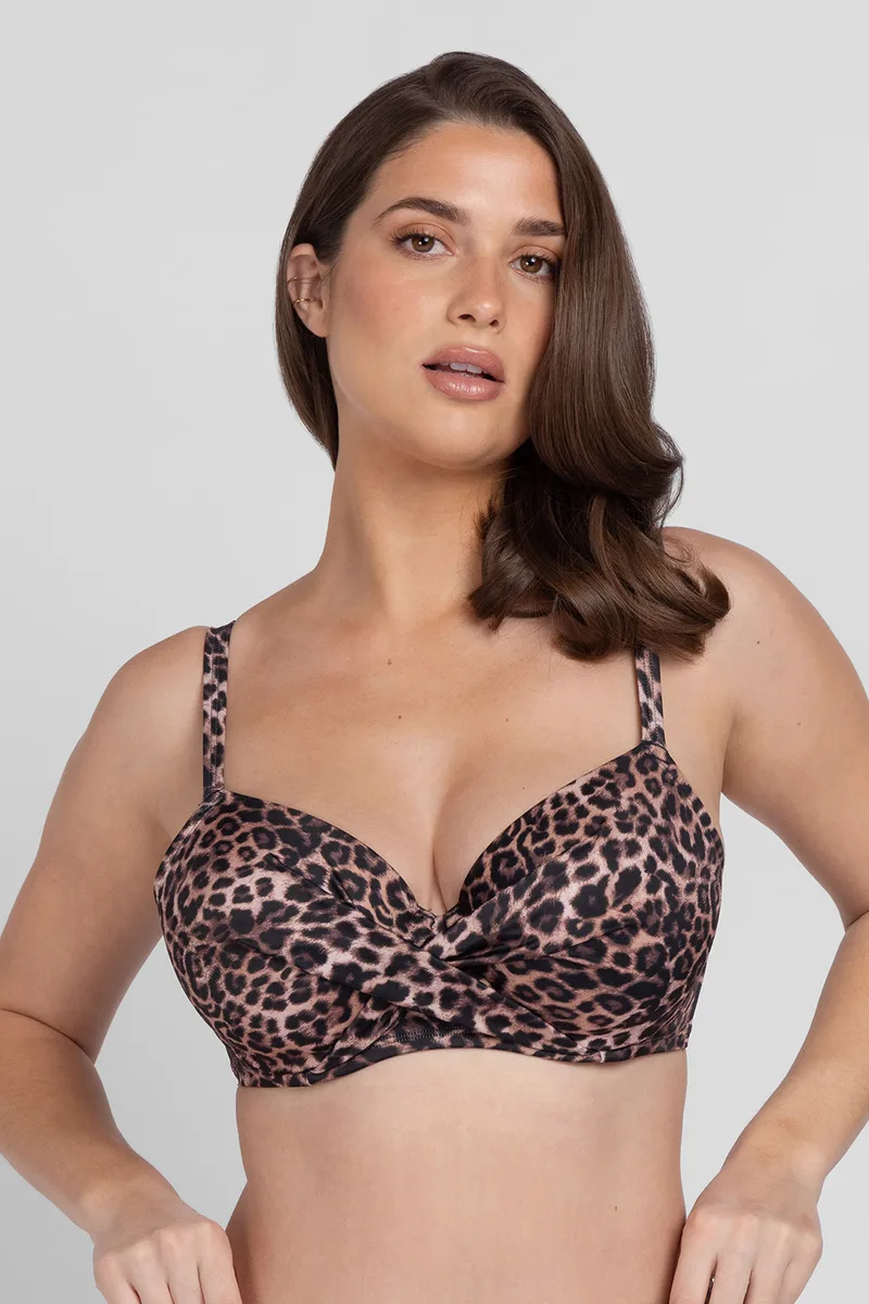 Dorina Γυναικείο μαγιό bikini top ντραπέ με μπανέλα και επένδυση "Mercadona" (D,F,G Cup)-FXBK0007MI010-PR0018
