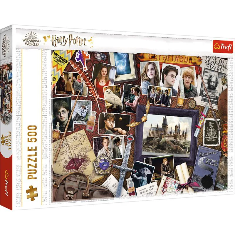 Trefl Puzzle: Harry Potter - Hogwart Memories (500 τμχ. - 48 x 34 cm)