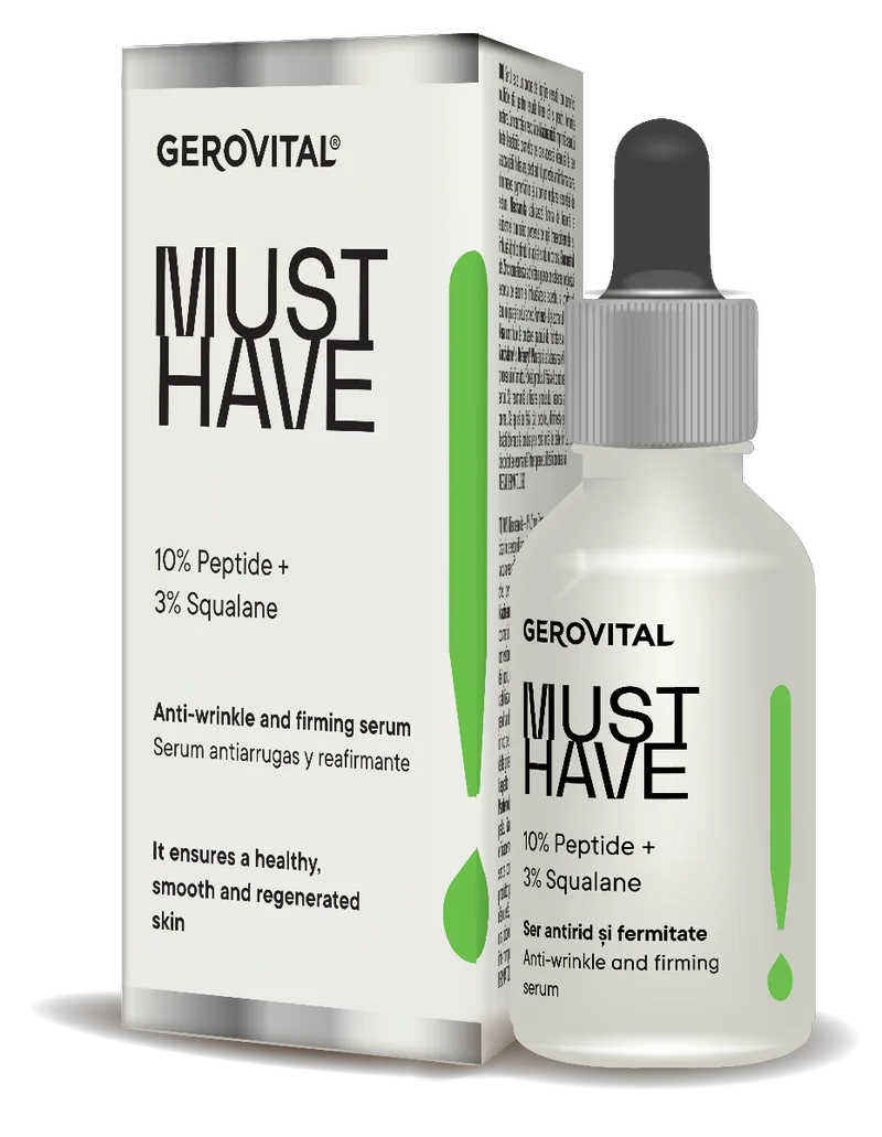 Must Have Αντιρυτιδικός Ορός Σύσφιξης 10% Peptide + 3% Squalene 30ml