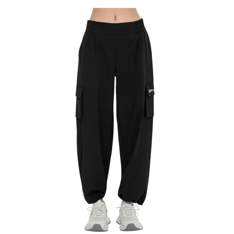 Body Talk W Open Hem Pants Μαύρο (1261-907200-00100)