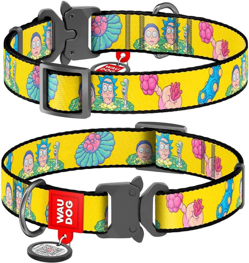 ΠΕΡΙΛΑΙΜΙΟ WAUDOG RICK AND MORTY 1 METAL FASTEX (5MM / 31-49CM)