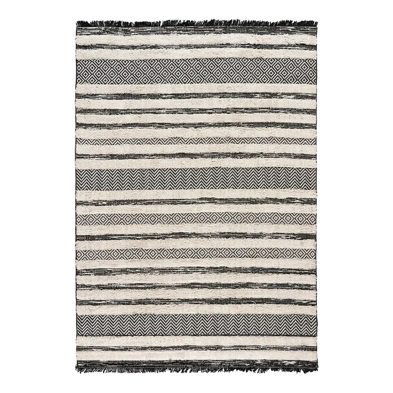 Beauty Home Χαλί βαμβακερό Morocotton 9241 Γκρι 125x180