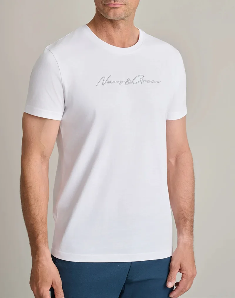 NAVY&GREEN ΜΠΛΟΥΖΑ ΛΑΙΜΟΚΟΨΗ 24TU.322/11P.2-WHITE White