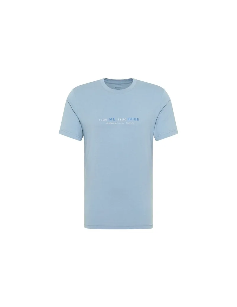 Mustang Ανδρικό T-shirt Κοντομάνικο Μπλε 1013562 5124