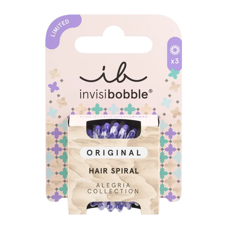 Invisibobble Hair Spiral Alegria Collection The Great Escape Λαστιχάκια Μαλλιών για Απόλυτο Κράτημα 3 Τεμάχια