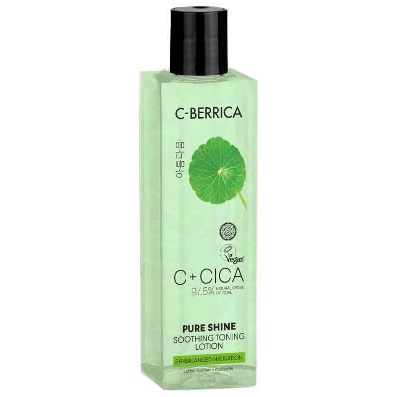Natura Siberica C+Cica C-Berrica Pure Shine Soothing Toning Face Lotion Καταπραϋντική Τονωτική Λοσιόν για Άμεση Φρεσκάδα με Βιταμίνη C για Φωτεινή, Υγιή & Ισορροπημένη Όψη 150ml