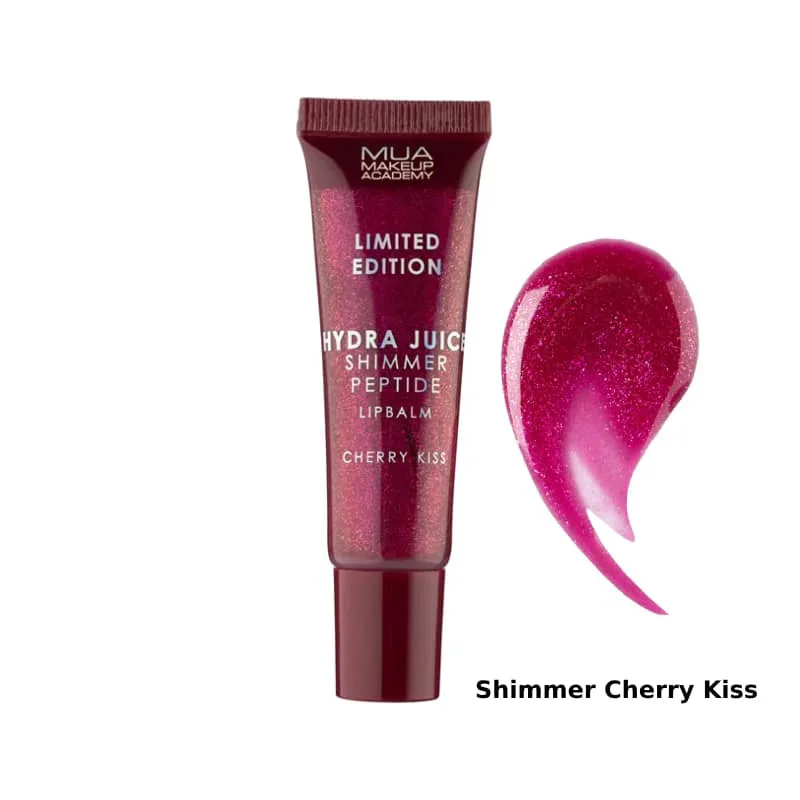 MUA Hydra Juice Peptide Lip Balm Shimmer Cherry Kiss