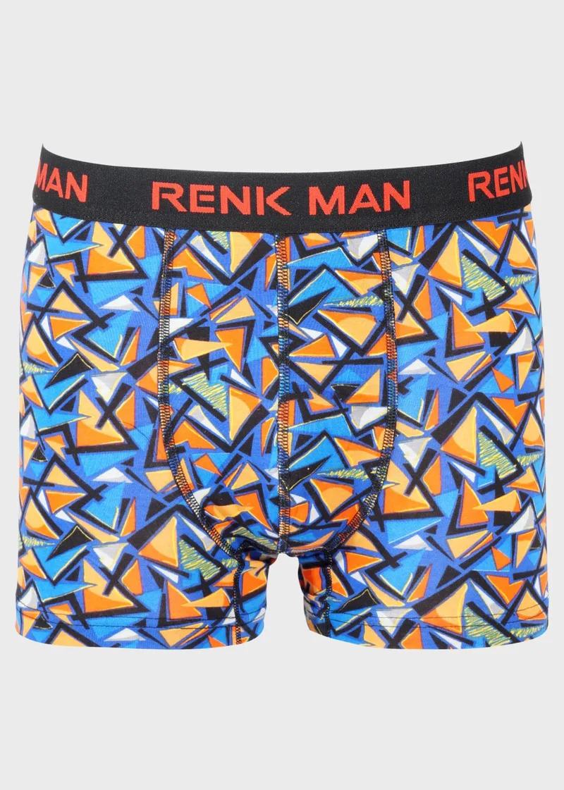 Ανδρικό boxer all print εξωτερικές ραφές MULTI COLOUR