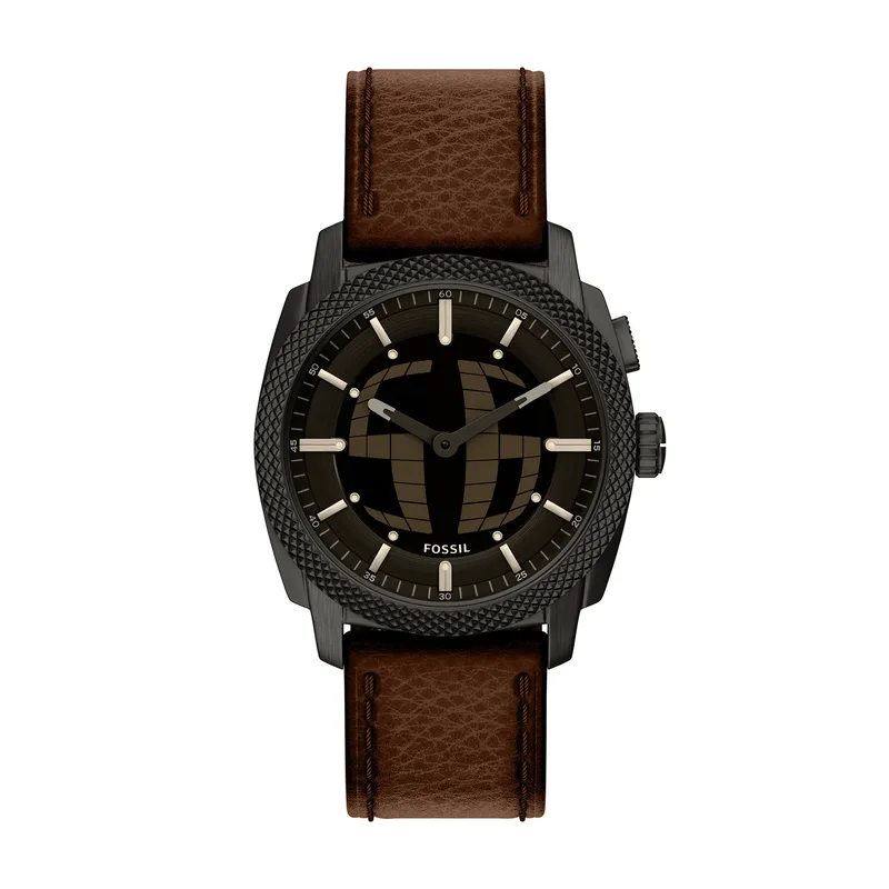 Ρολόι Fossil Machine Big Tic FS6165 Καφέ