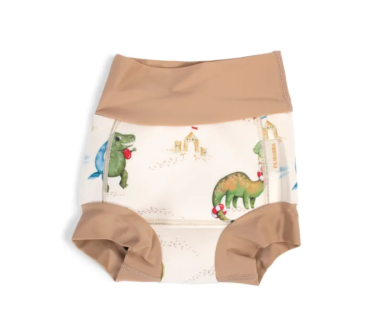 Filibabba Lucca Baby Swim Pants - Dino Beach