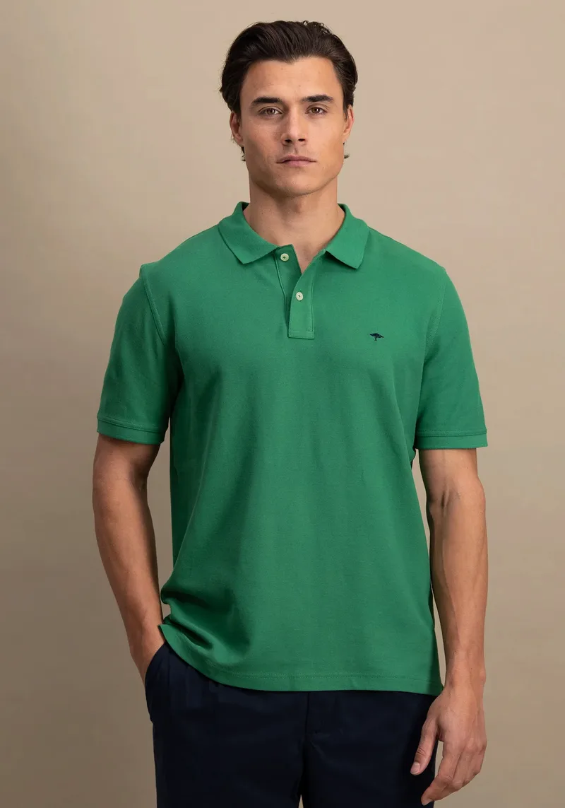 Fynch Hatton Polo Μπλούζα της σειράς Supima Cotton - 1513 1700 725 Jade