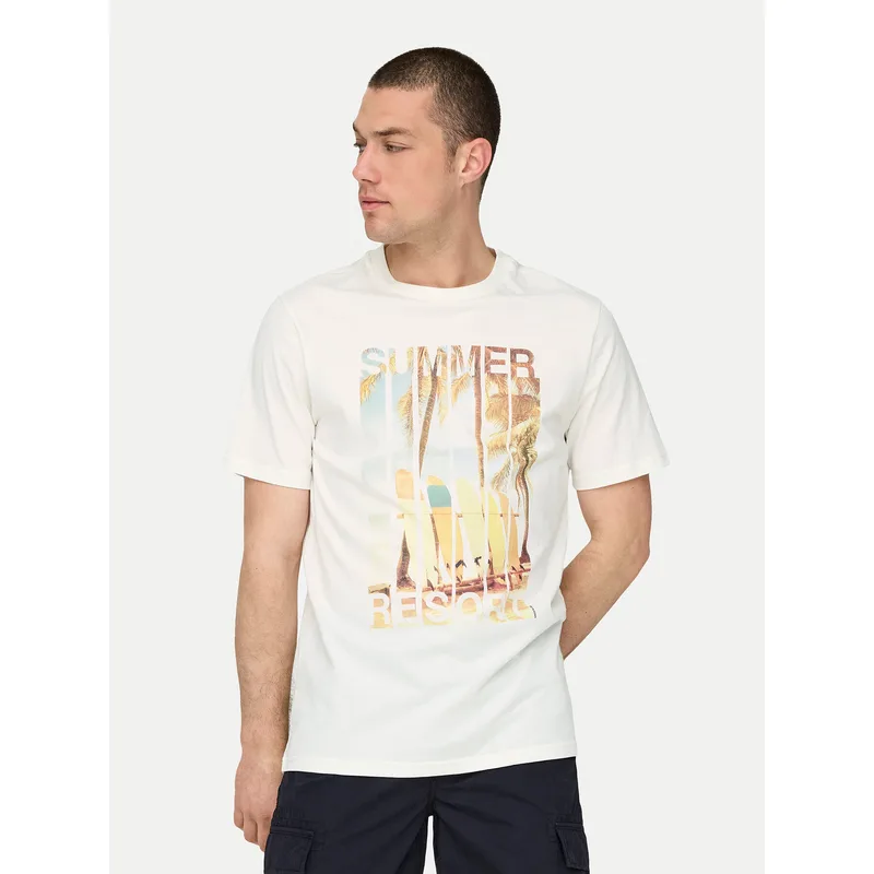 Only & Sons T-Shirt Magdy 22029454 Λευκό Regular Fit