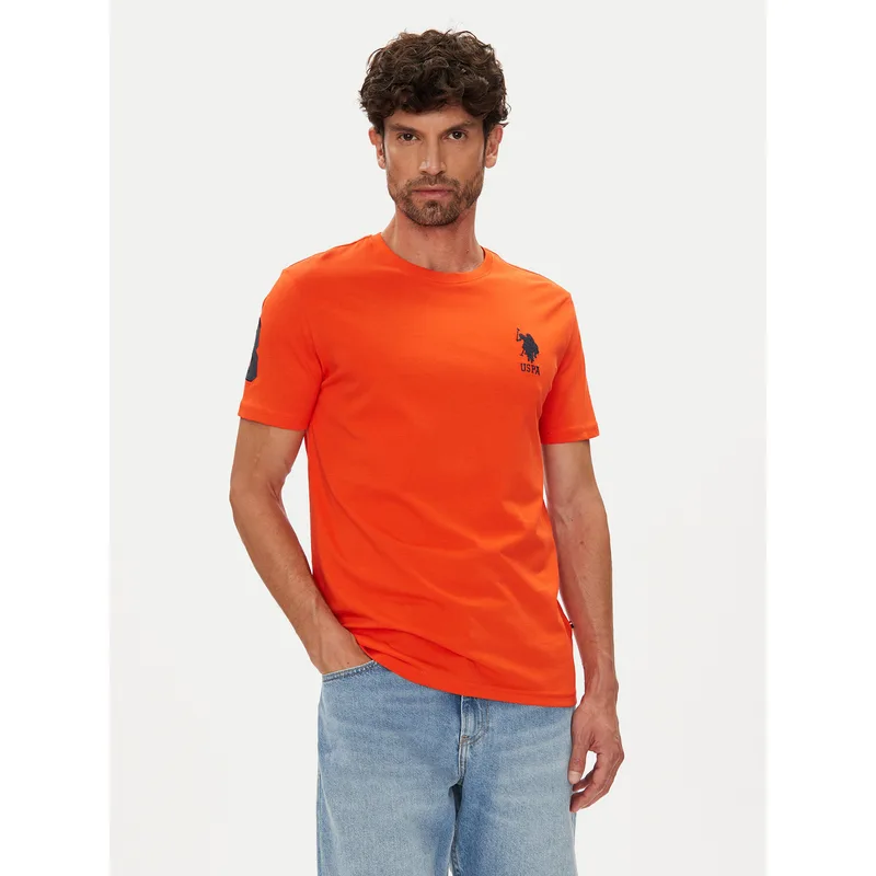 U.S. Polo Assn. T-Shirt MUP3311 Πορτοκαλί Slim Fit