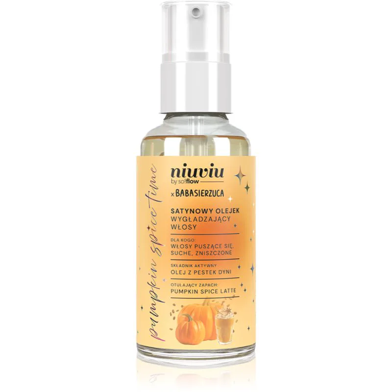 so!flow Pumpkin Time Hair Smoothing Oil αναγεννητικό λάδι για τα μαλλιά 50 ml