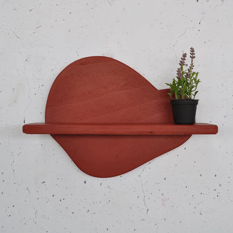 Ξύλινο Διακοσμητικό Ράφι Meh225 792Evl2959 (35x28x11 cm)