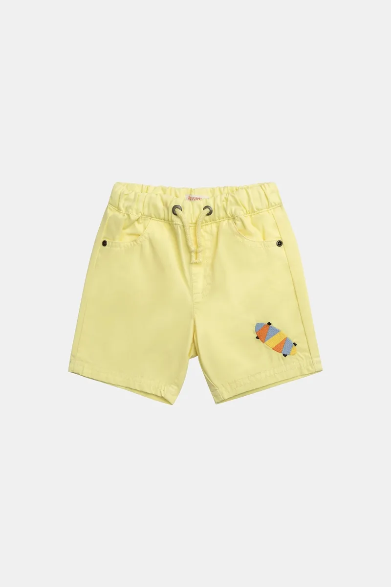 DPAM βρεφικό denim σορτς για αγόρια "Yellow Skate" - 375801 Κίτρινο